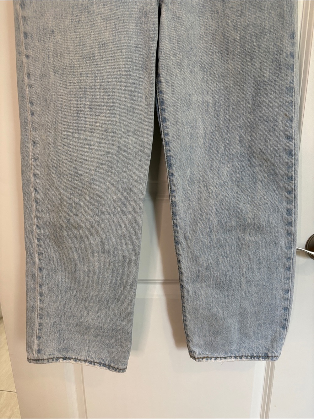 Levi’s Ribcage Ankle Straight Jeans Light Wash Size 27 - Picture 4 of 15